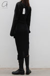 marc le bihan tie trim jacket 2250 E23 black
